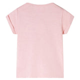 VidaXL Kindershirt 128 hellrosa