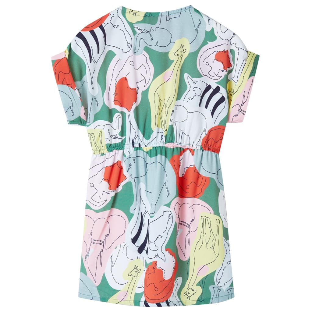 VidaXL Kinderkleid 92 grün