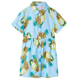 VidaXL Kinderkleid 140 Blau