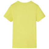 VidaXL Kindershirt mit kurzen Ärmeln 104 Gelb