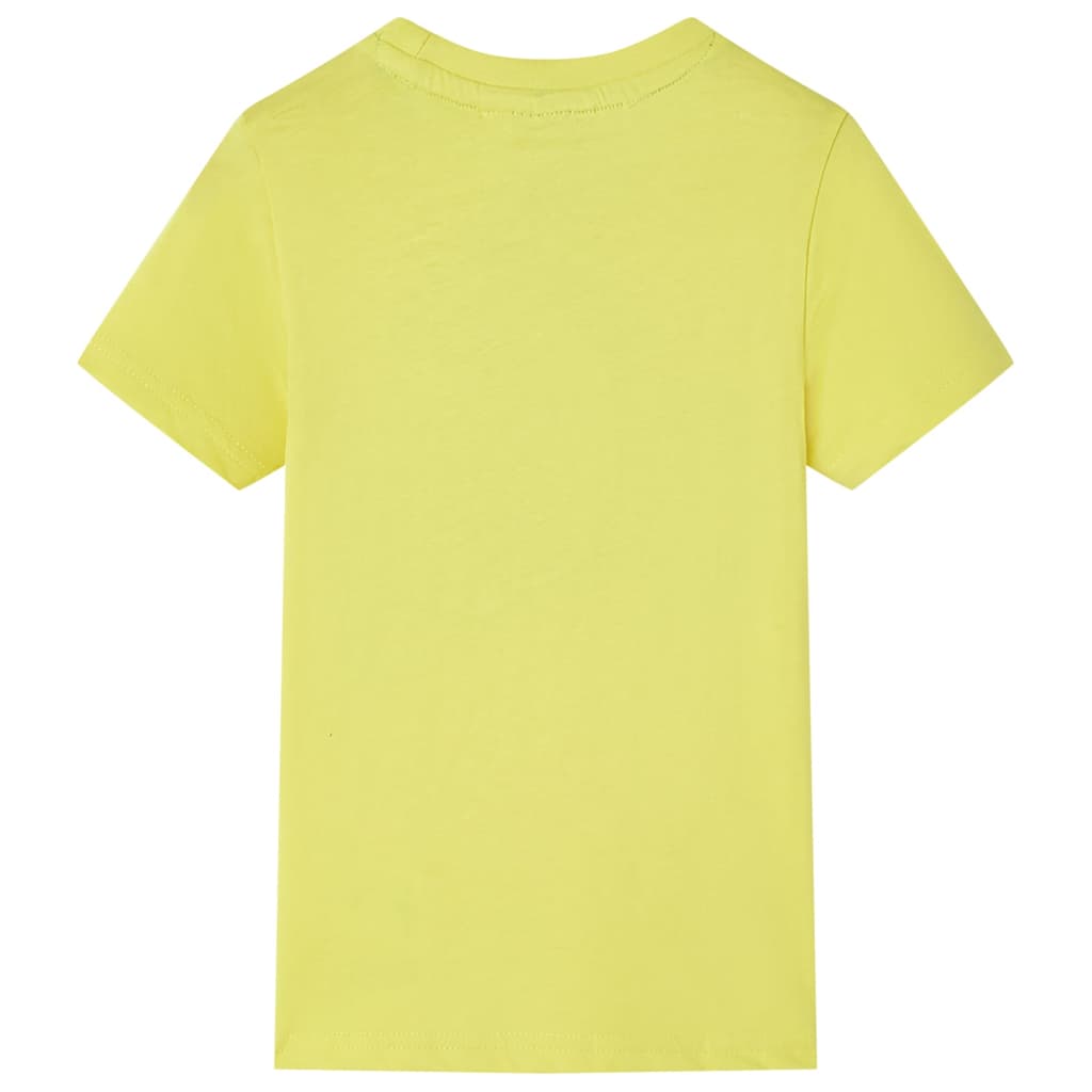 VidaXL Kindershirt mit kurzen Ärmeln 116 Gelb