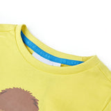 VidaXL Kindershirt mit kurzen Ärmeln 128 Gelb