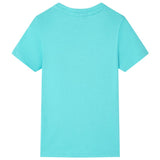 VidaXL Kindershirt mit kurzen Ärmeln 116 Meeresblau