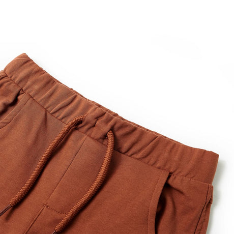 VidaXL Kindershorts mit Kordelzug 92 braun
