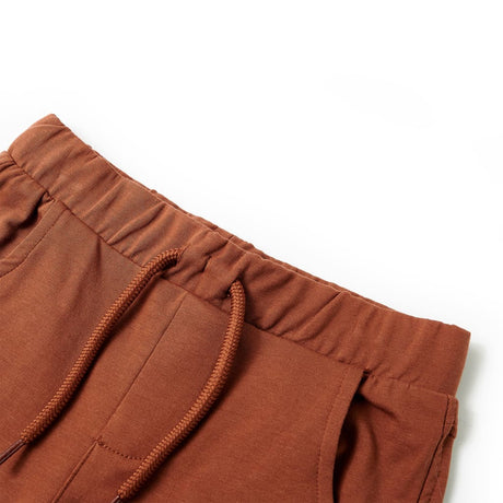 VidaXL Kindershorts mit Kordelzug 116 Braun