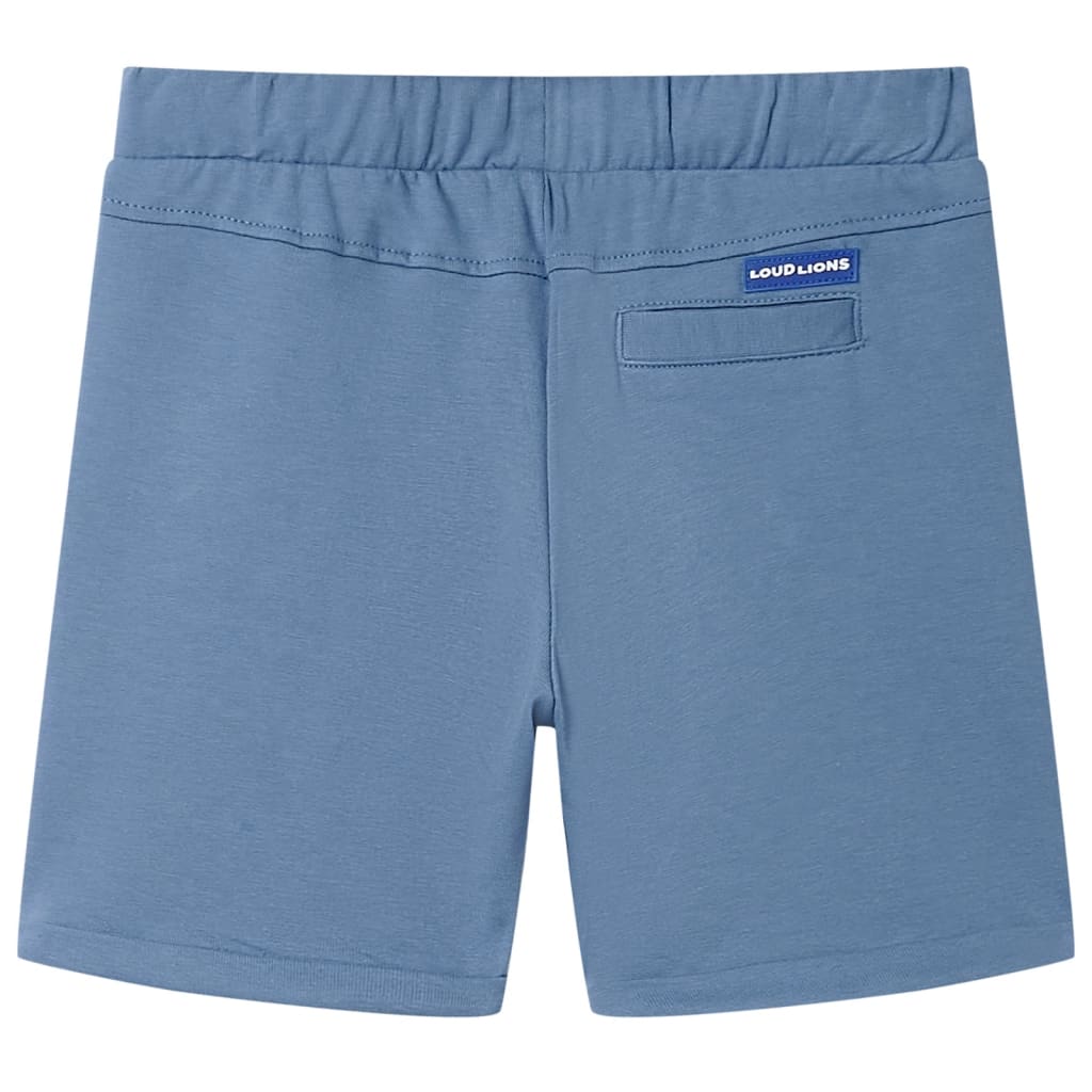 VidaXL Kindershorts mit Kordelzug 128 dunkelblau