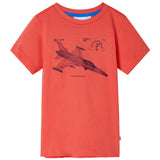 VidaXL Kindershirt 116 hellrot