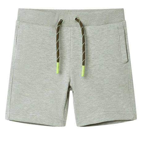 Vidaxl Kindershorts mit Kordelzug 92, gemischtes helles Khaki