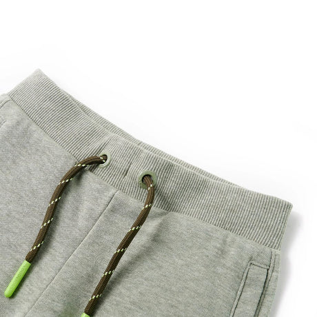 Vidaxl Kindershorts mit Kordelzug 92, gemischtes helles Khaki