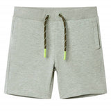 VidaXL Kindershorts mit Kordelzug 104 helles Khaki gemischt