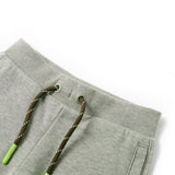 VidaXL Kindershorts mit Kordelzug 104 helles Khaki gemischt