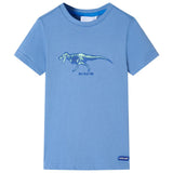 VidaXL Kindershirt 116 mittelblau