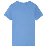 VidaXL Kindershirt 140 Mittelblau