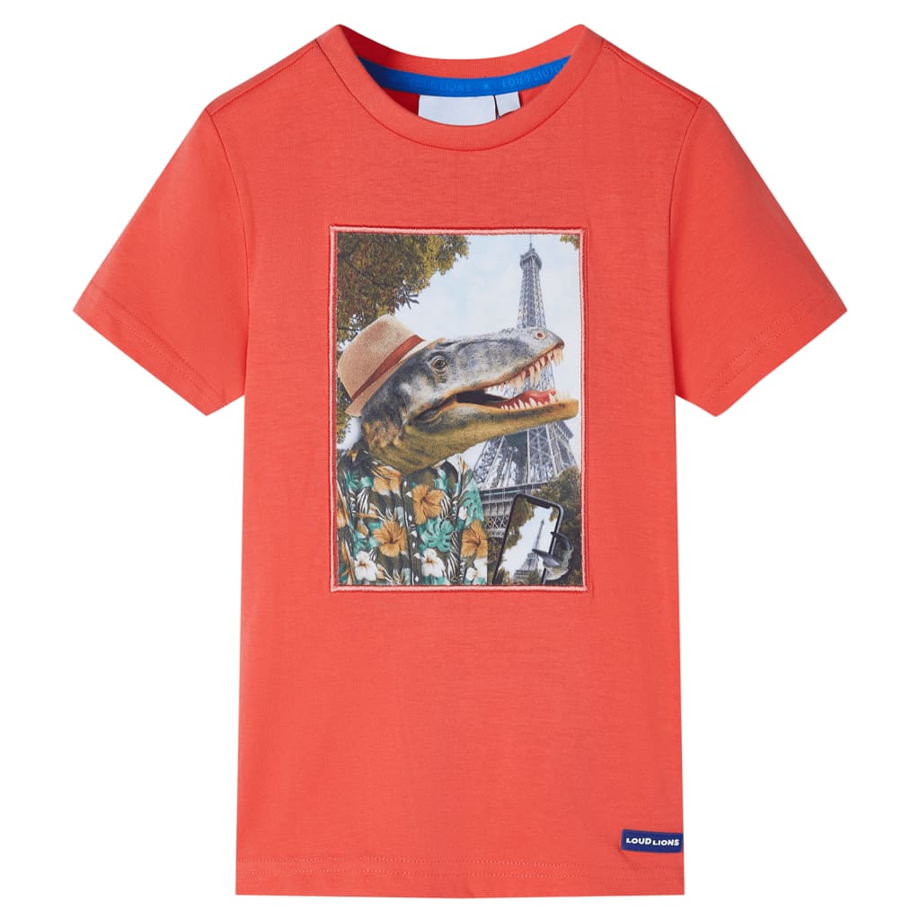 VidaXL Kindershirt 140 hellrot