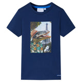 VidaXL Kindershirt 92 dunkelblau