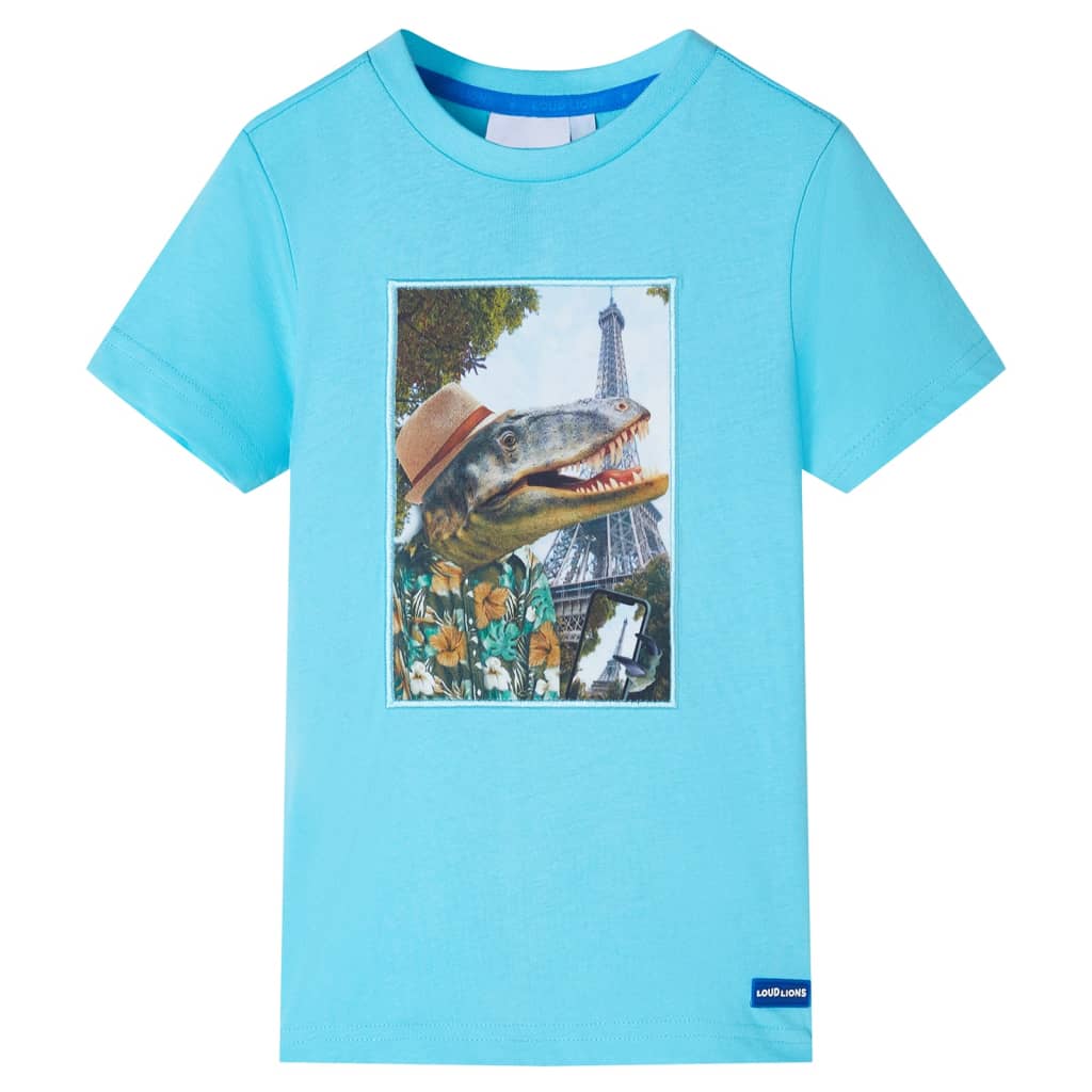 VidaXL Kinderhemd 104 Meeresblau
