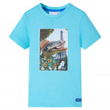 VidaXL Kinderhemd 140 Meerblau