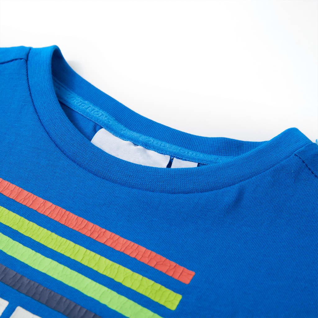 VidaXL Kindershirt 116 leuchtend blau