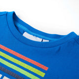 VidaXL Kindershirt 128 leuchtend blau