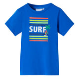 VidaXL Kindershirt 140 leuchtend blau