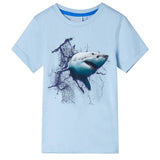 VidaXL Kindershirt 128 Hellblau