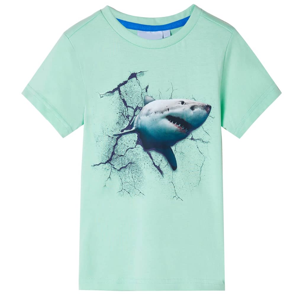 VidaXL Kindershirt 128 hellgrün
