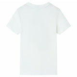 VidaXL Kindershirt mit kurzen Ärmeln 140 Ecru