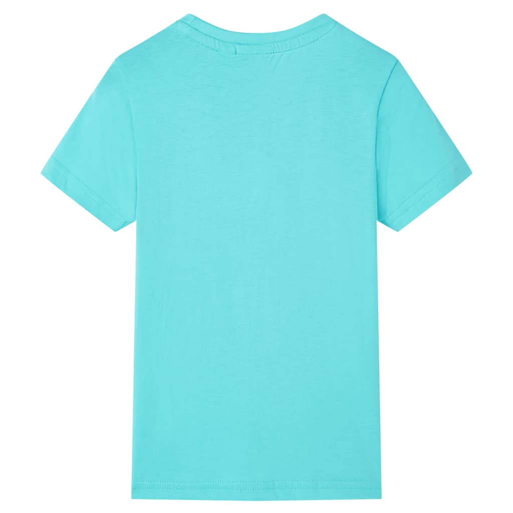 VidaXL Kindershirt mit kurzen Ärmeln 92 Meeresblau
