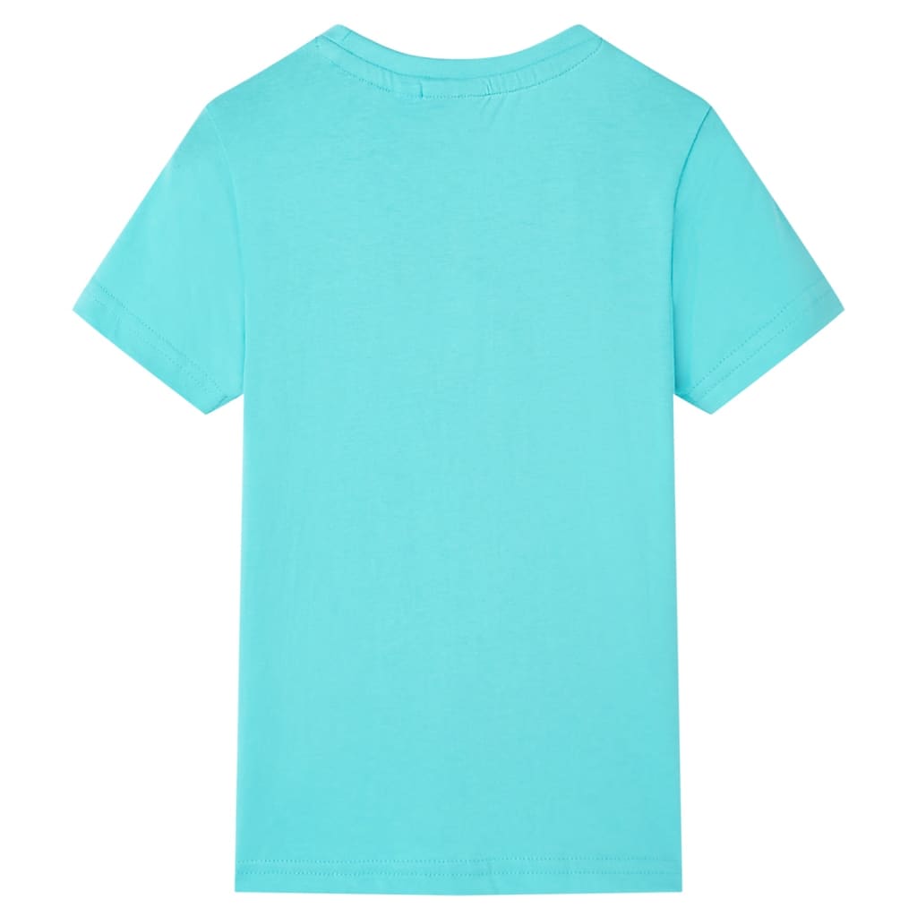 VidaXL Kindershirt mit kurzen Ärmeln 104 Meeresblau