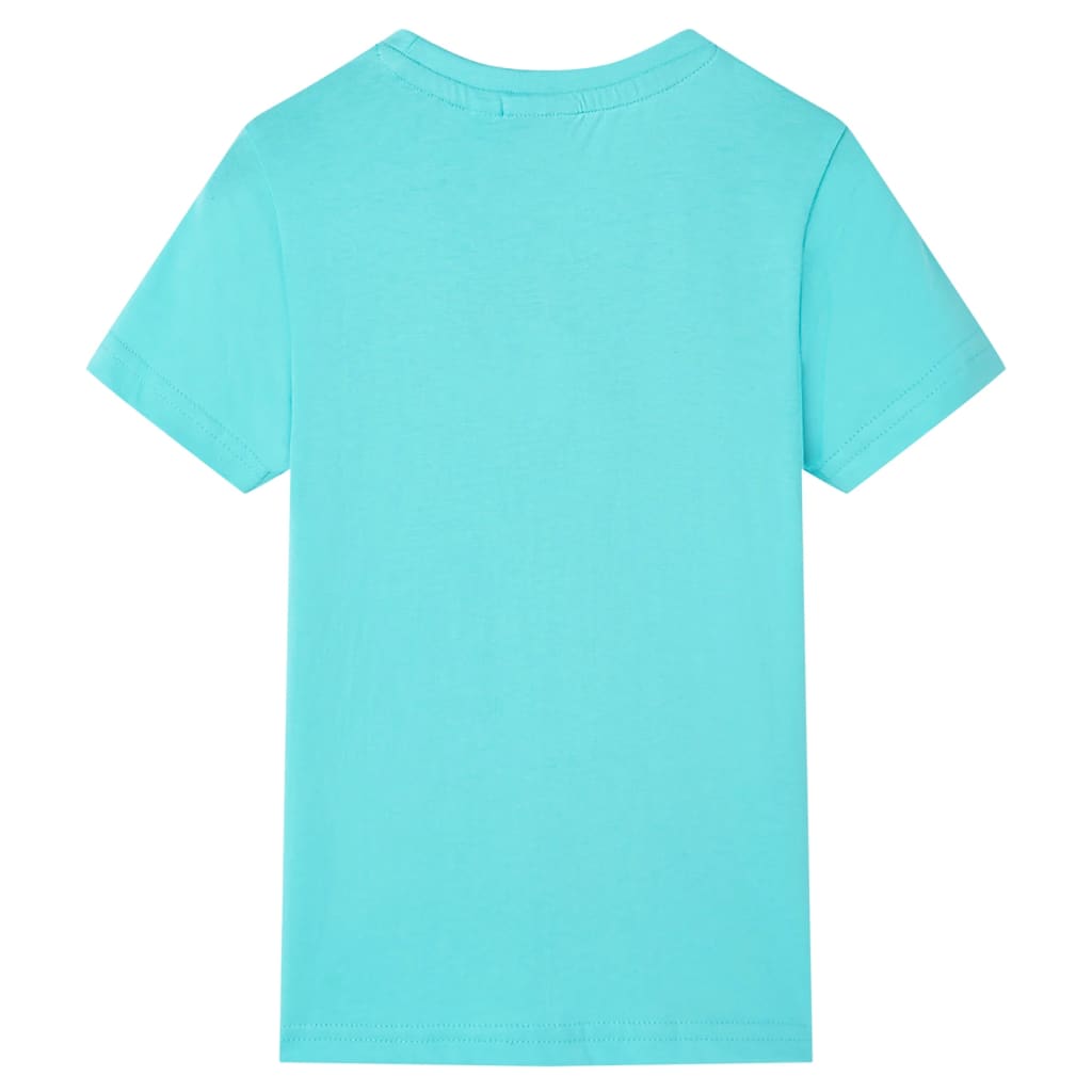 VidaXL Kindershirt mit kurzen Ärmeln 116 Meeresblau