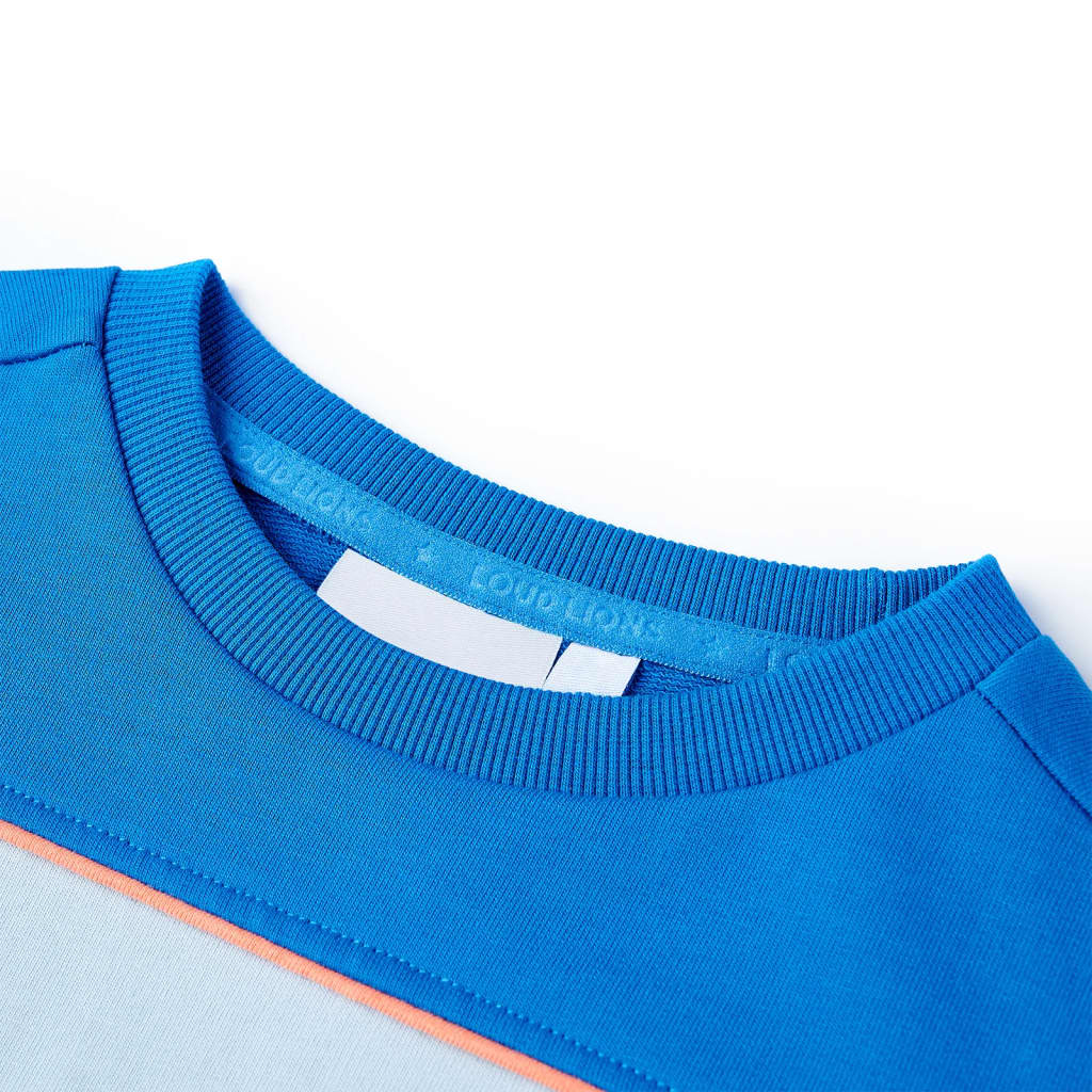 VidaXL Kinderpullover 92 leuchtendes Blau und Hellblau