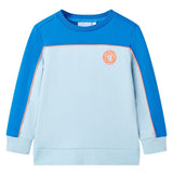 VidaXL Kinderpullover 116 leuchtendes Blau und Hellblau