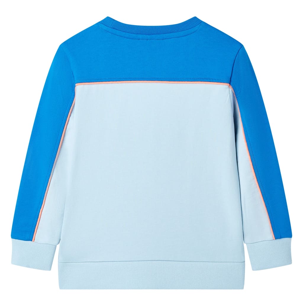 VidaXL Kinderpullover 116 leuchtendes Blau und Hellblau
