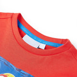 VidaXL Kindershirt mit kurzen Ärmeln 92 rot