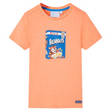VidaXL Kindershirt mit kurzen Ärmeln 116 neonorange