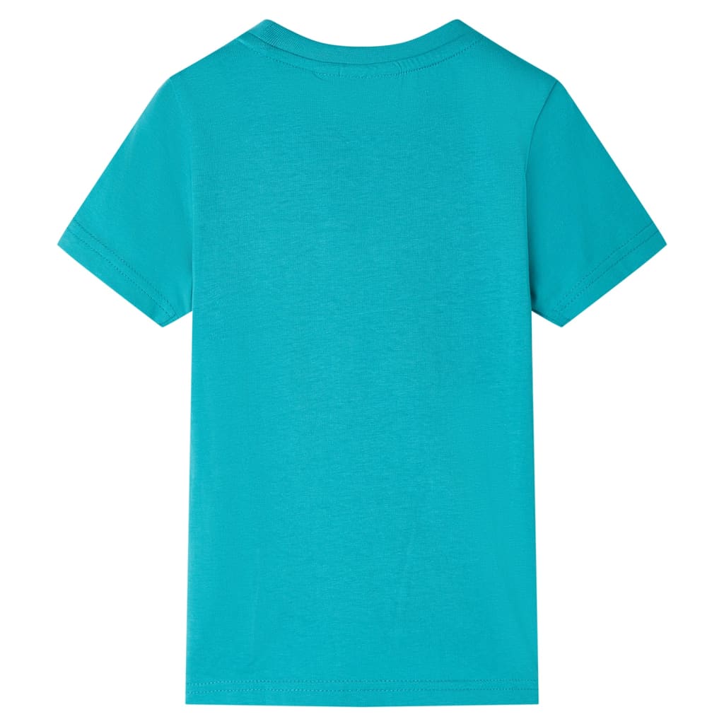 VidaXL Kindershirt mit kurzen Ärmeln 116 dunkles Mint