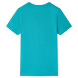 VidaXL Kindershirt mit kurzen Ärmeln 116 dunkles Mint