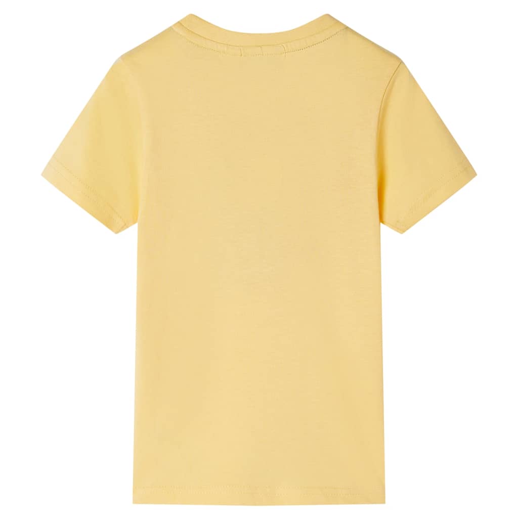 VidaXL Kindershirt mit kurzen Ärmeln 92 Gelb