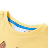 VidaXL Kindershirt mit kurzen Ärmeln 140 Gelb