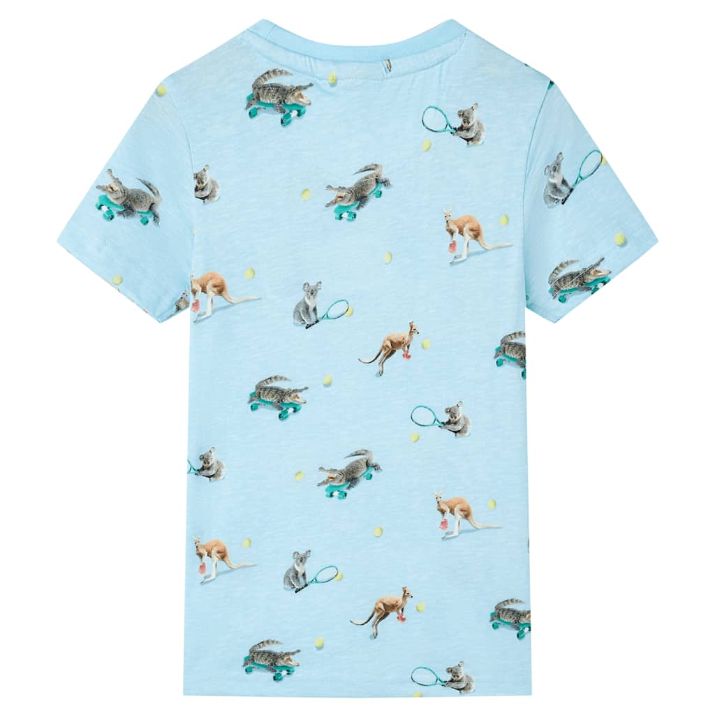 VidaXL Kindershirt 92 Hellblau gemischt