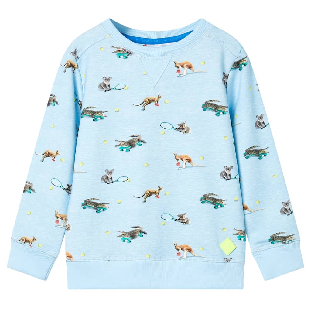 VidaXL Kinderpullover 140 Hellblau gemischt