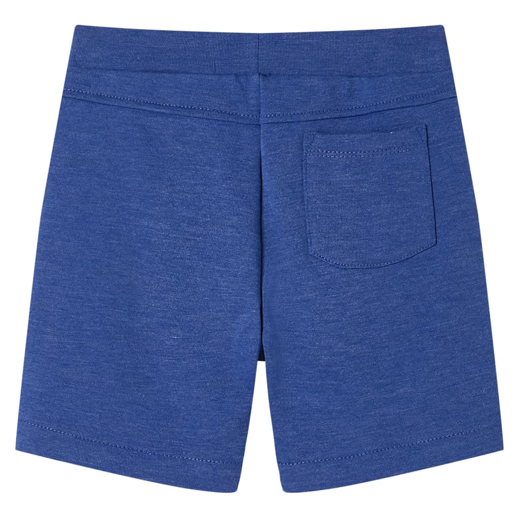 VidaXL Kindershorts mit Kordelzug 140 melange blau