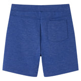 VidaXL Kindershorts mit Kordelzug 140 melange blau
