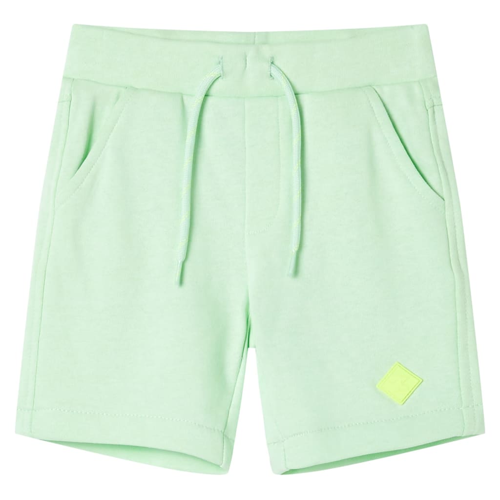 VidaXL Kindershorts mit Kordelzug 92 Hellgrün