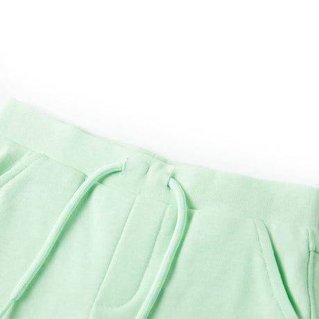 VidaXL Kindershorts mit Kordelzug 128 leuchtend grün