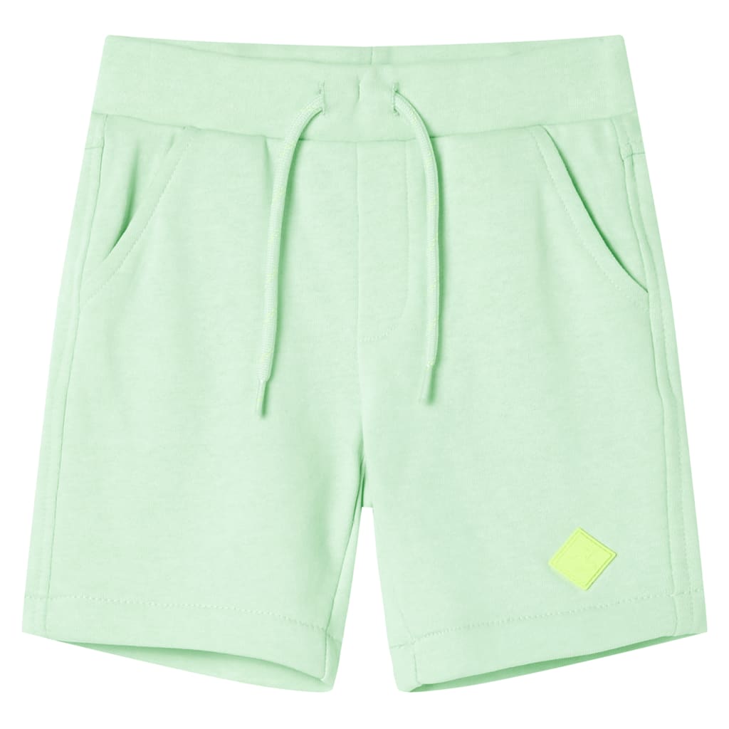 VidaXL Kindershorts mit Kordelzug 140 Hellgrün