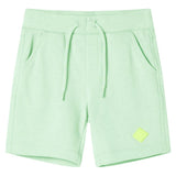 VidaXL Kindershorts mit Kordelzug 140 Hellgrün
