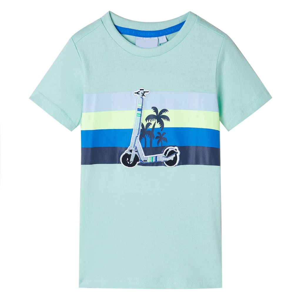 VidaXL Kindershirt 128 helles Mint