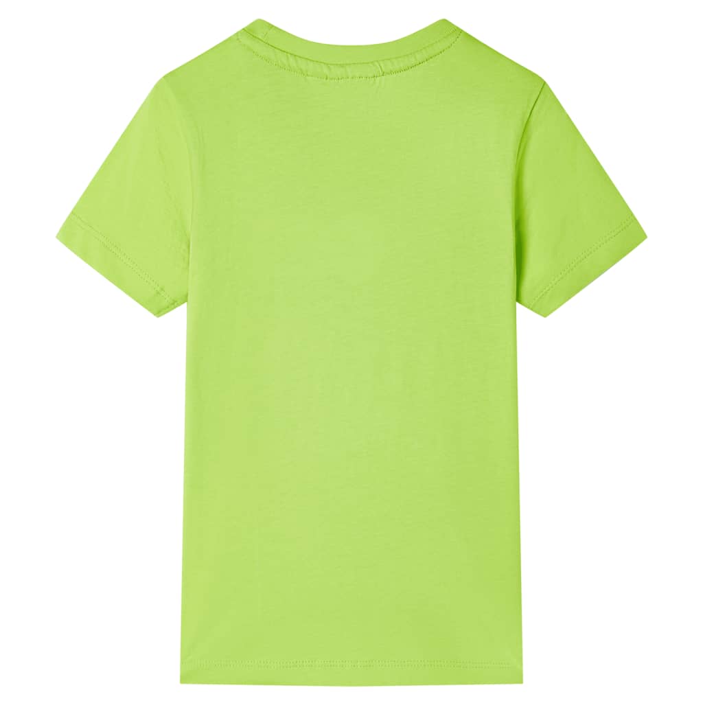 VidaXL Kindershirt mit kurzen Ärmeln 116 Limettengrün