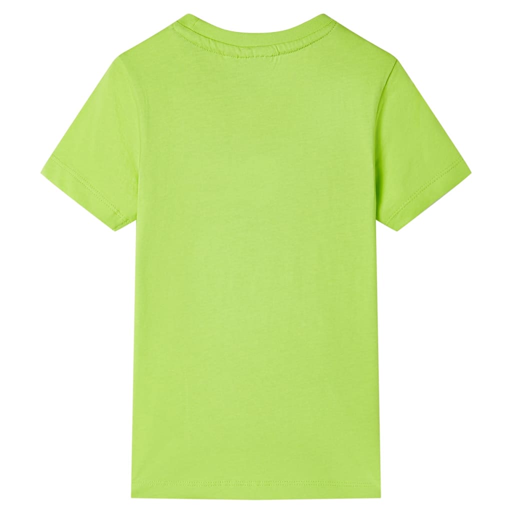 VidaXL Kindershirt mit kurzen Ärmeln 140 Limettengrün